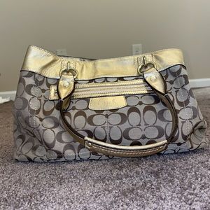 Gold Coach bag!